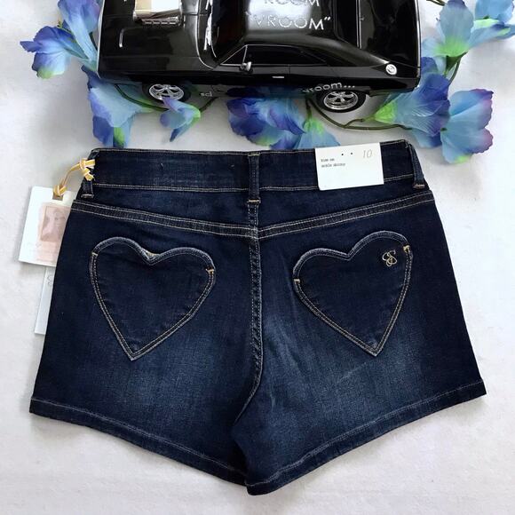 Jessica Simpson NWT Jean Shorts Girls 10 - Picture 6 of 7